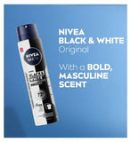 NIVEA MEN Black & White Invisible 72h Anti-Perspirant Deodorant Spray 250ml
