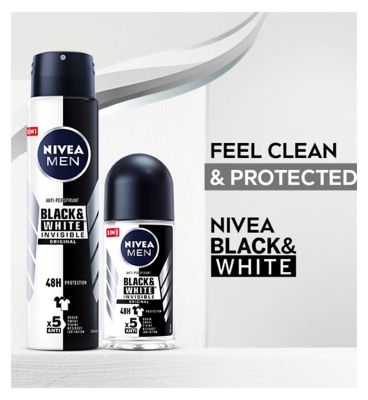 NIVEA MEN Black & White Invisible 72h Anti-Perspirant Deodorant Spray 250ml
