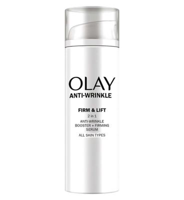 Olay Anti-Wrinkle Firm And Lift 2In1 Day Cream And Firming Serum 50ml