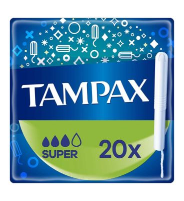 Tampax Super Tampons With Applicator 20X