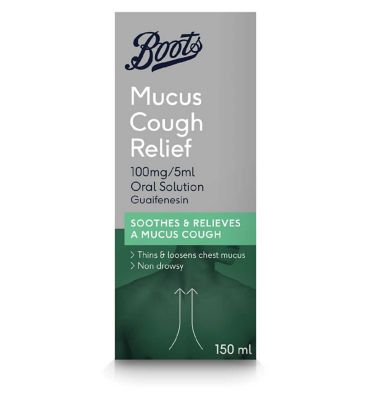 Boots Mucus Cough Relief 100mg/5ml Oral Solution - 150ml