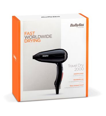BaByliss 2000W Travel Hair Dryer