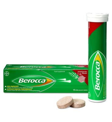 Berocca Mixed Berries Energy Vitamin 15 Tablets