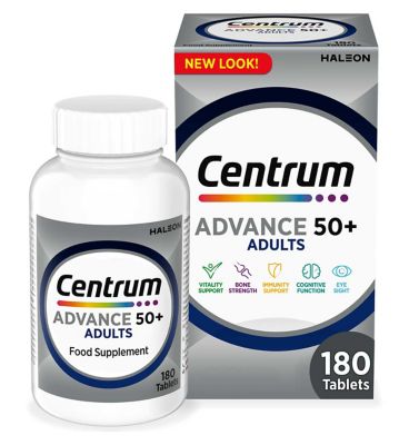 Centrum Advance 50+ Multivitamins & Minerals, 180 Tablets