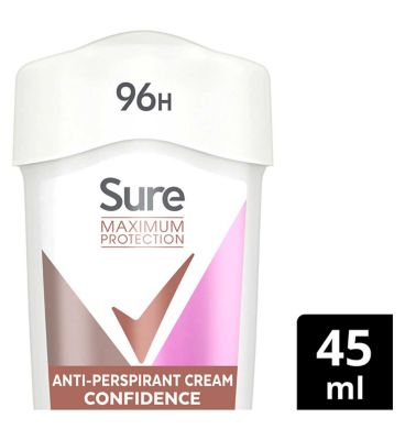 Sure Women Maximum Protection Antiperspirant Cream Confidence 45 ml
