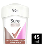 Sure Women Maximum Protection Antiperspirant Cream Confidence 45 ml