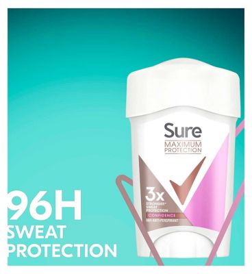Sure Women Maximum Protection Antiperspirant Cream Confidence 45 ml