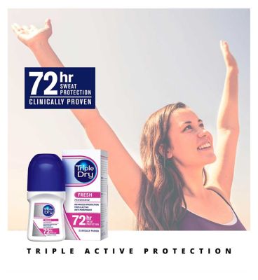 Triple Dry Anti-Perspirant Roll-On Fresh Fragrance 50ml