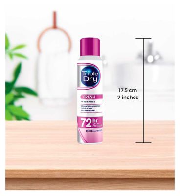 Triple Dry Anti-Perspirant Deodorant Spray Fresh Fragrance 150ml