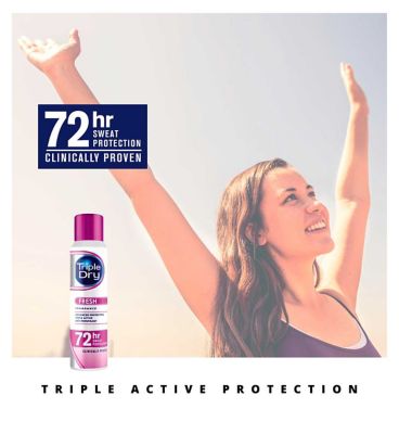 Triple Dry Anti-Perspirant Deodorant Spray Fresh Fragrance  150ml