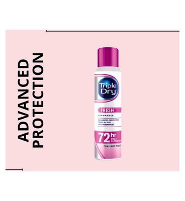 Triple Dry Anti-Perspirant Deodorant Spray Fresh Fragrance 150ml