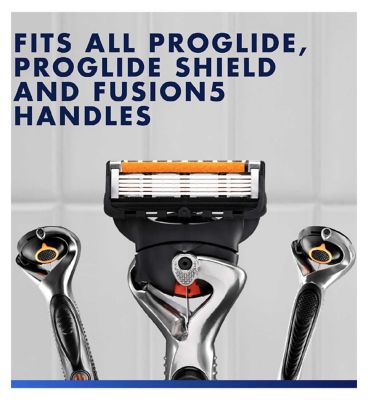 Gillette ProGlide Razor Refills for Men, 4 Razor Blade Refills