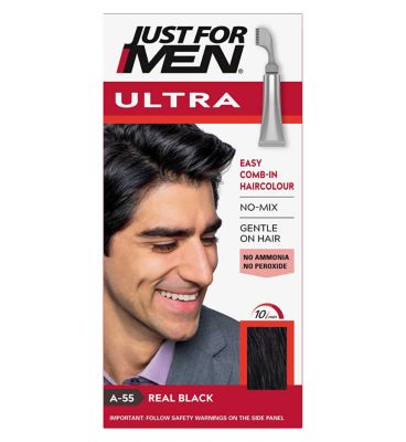 Just For Men AutoStop Hair Dye Real Black Hair A-55