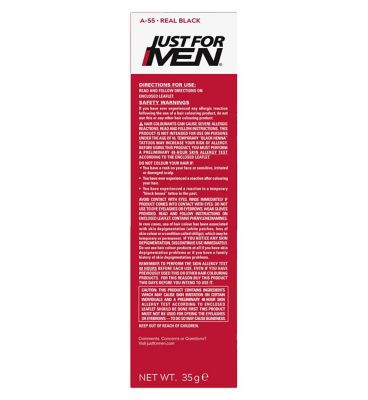 Just For Men AutoStop Hair Dye Real Black Hair A-55