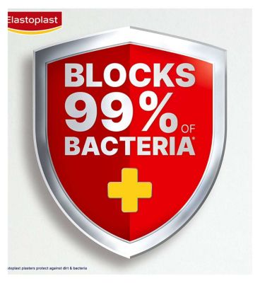 Elastoplast Extra Tough Waterproof Fabric Plasters, 12 Pack