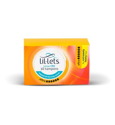Lil-Lets Non-Applicator Tampons (SmartFit™) – Ultra – 10 pack
