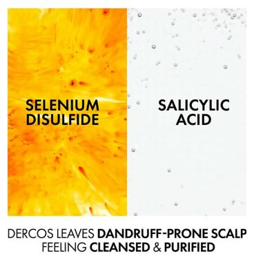 Vichy Dercos Anti-Dandruff and Anti-Itch Dermatological Shampoo for Dry Hair with Salicylic Acid, 200ml