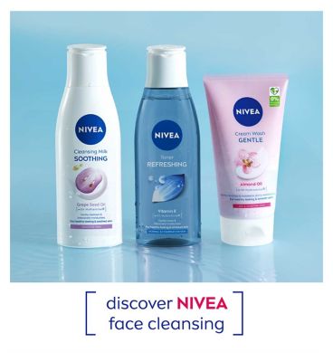 NIVEA Gentle Face Cleansing Cream Wash for Dry & Sensitive Skin, 150ml