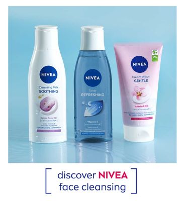 NIVEA Gentle Face Cleansing Cream Wash for Dry & Sensitive Skin, 150ml