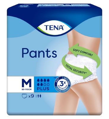 TENA Incontinence Pants Plus Medium - 9 pack
