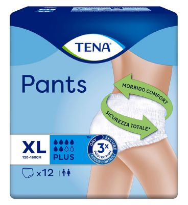 TENA Incontinence Pants Plus Extra Large - 12 pack