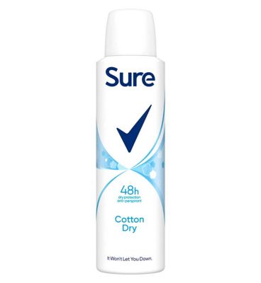Sure Women Antiperspirant Aerosol Cotton Dry 150 ml