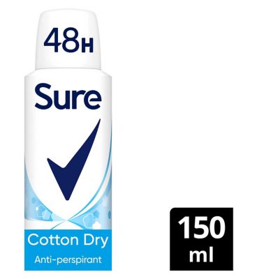 Sure Women Antiperspirant Aerosol Cotton Dry 150 ml