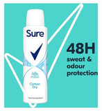 Sure Women Antiperspirant Aerosol Cotton Dry 150 ml