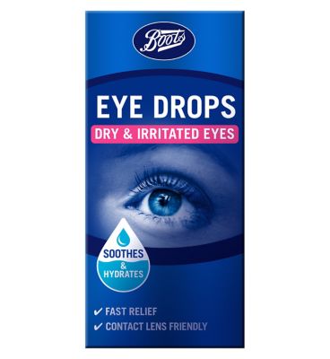 Boots Eye Drops Dry & Irritated Eyes 10ml