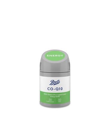 Boots CO-Q10 50mg 30 Capsules (1 month supply)