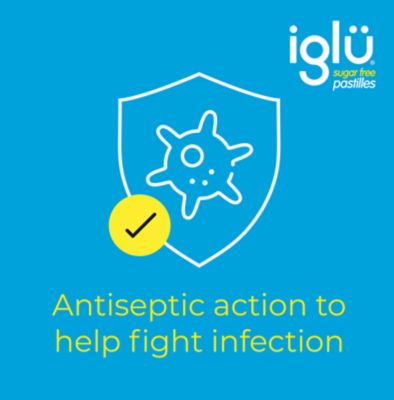 Iglü Mouth Ulcer Sugar Free Pastilles - 24 Pastilles