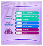 Always Dailies Singles Normal To Go Panty Liners Fresh x 20