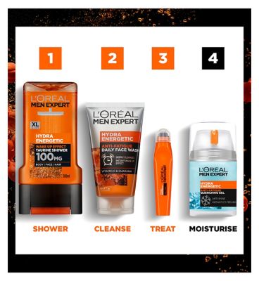 L'Oreal Men Expert Hydra Energetic Anti Shine Quenching Gel Moisturiser 50ml