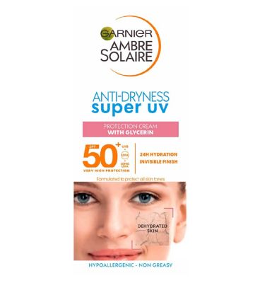 Ambre Solaire Super UV Anti-Dryness Protection Cream SPF50+ 50ml