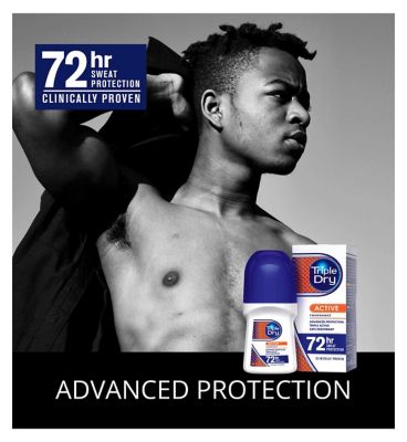 Triple Dry Active Anti-Perspirant Roll On 50ml