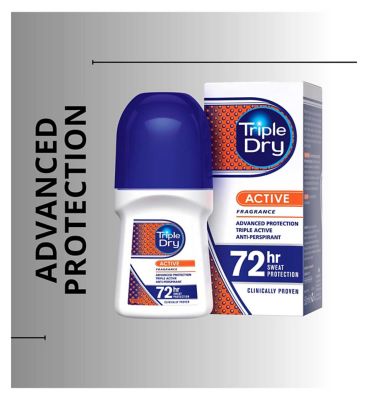 Triple Dry Active Anti-Perspirant Roll On 50ml