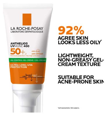 La Roche-Posay Anthelios UVMUNE 400 Oil Control Gel Cream SPF50+50ml<br/>