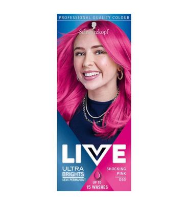 Schwarzkopf LIVE Shocking Pink 093 Semi-Permanent Hair Dye
