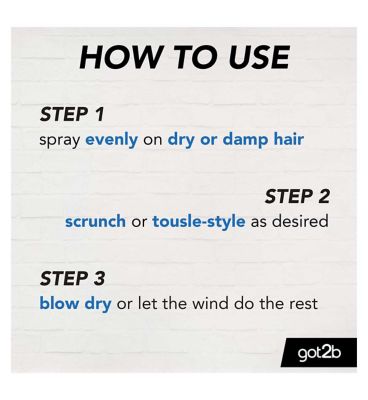 got2b Hair Texture Salt Spray Beach Matt 200ml