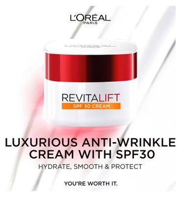 L'Oreal Paris Revitalift SPF Anti-Ageing + Firming Pro Retinol Day Cream SPF30 50ml