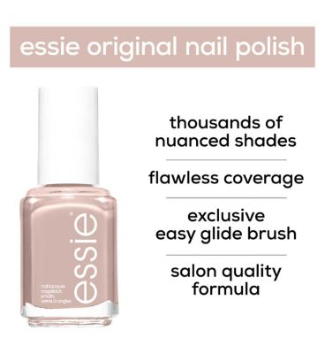 Essie Nail Polish 6 Ballet Slippers Best Selling Pale Pink Colour, Original High Shine and High Coverage Nail Polish 13.5 ml