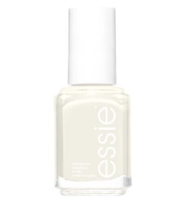 Essie Nail Polish 8 Limo Scene Warm White Cream Nude Colour, Original High Shine and High Coverage Nail Polish 13.5 ml