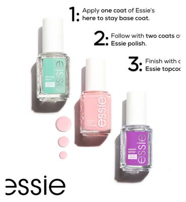 Essie Nail Polish 13 Mademoiselle Baby Pink Colour, Original High Shine and High Coverage Nail Polish 13.5 ml
