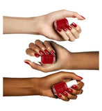 Essie Nail Polish 56 Fishnet Stockings Dark Red Opaque Colour, Original High Shine and High Coverage Nail Polish 13.5 ml