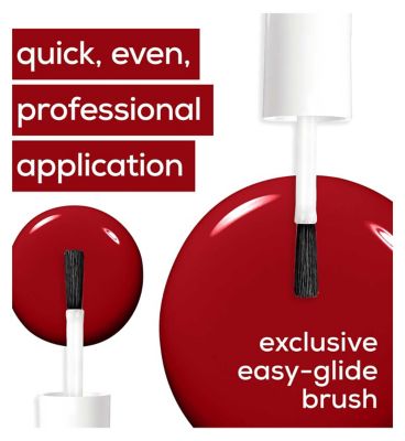 Essie Nail Polish 56 Fishnet Stockings Dark Red Opaque Colour, Original High Shine and High Coverage Nail Polish 13.5 ml
