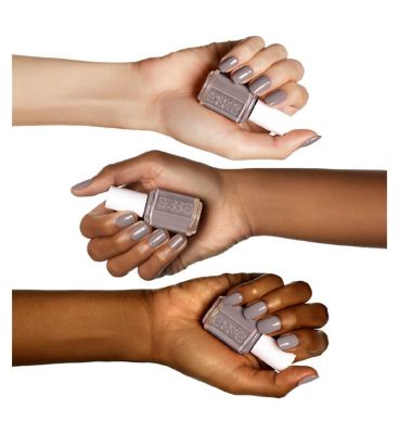 Essie Nail Polish 77 Chinchilly Granite Grey Colour, Original High Shine and High Coverage Nail Polish 13.5 ml