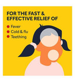 Nurofen for Children Cold, Pain and Fever Strawberry Flavour 100mg/5ml Oral Suspension 100ml