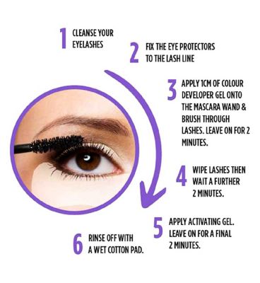 Colorsport 30 Day Mascara Black Eyelash Dye Kit