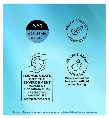 John Frieda Volume Lift Lightweight Shampoo 500ml for Fine, Flat Hair