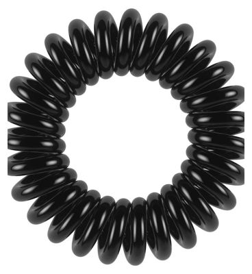 invisibobble ORIGINAL Black Hair Ties, 3 Pack